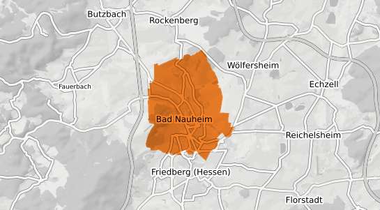 Mietspiegelkarte Bad Nauheim